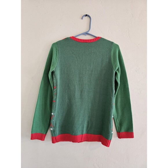 Norther Pole Dachshund Christmas Sweater Wiener Dogs Pullover Women's Size Small - Picture 6 of 6